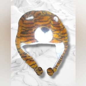 Kid's Warm Faux Fur Aviator Style Winter Toboggan Beanie Hat